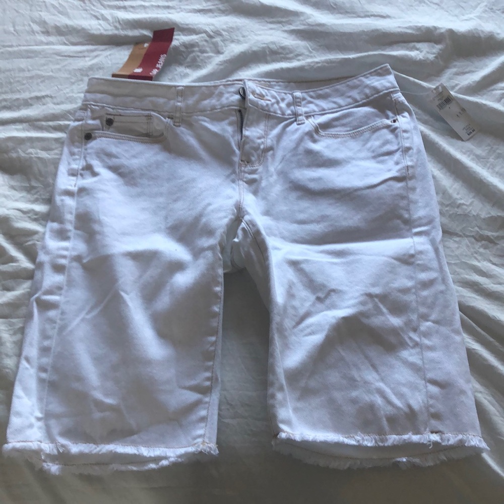Gap white jeans shorts